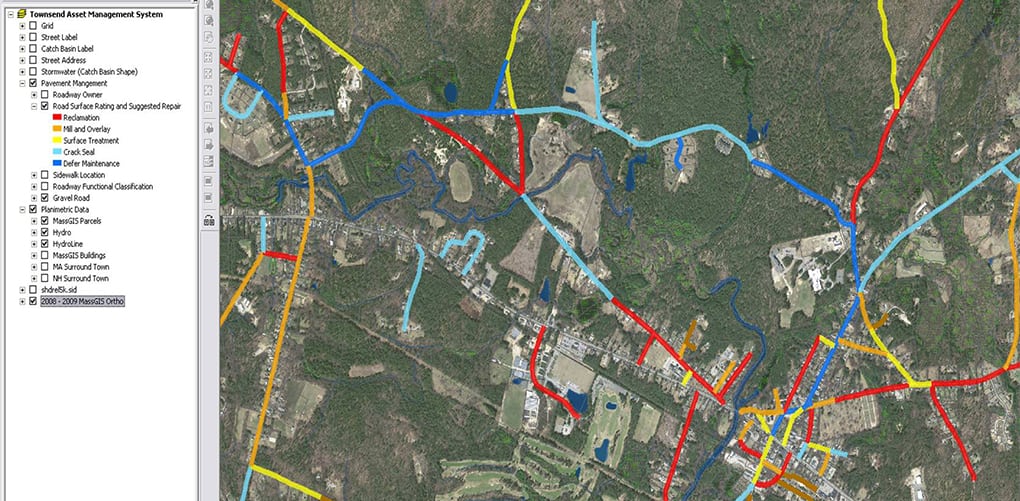 Map View Townsend asset management