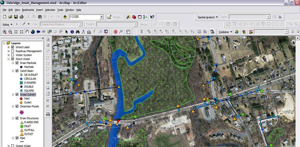 Uxbridge sewer mapping