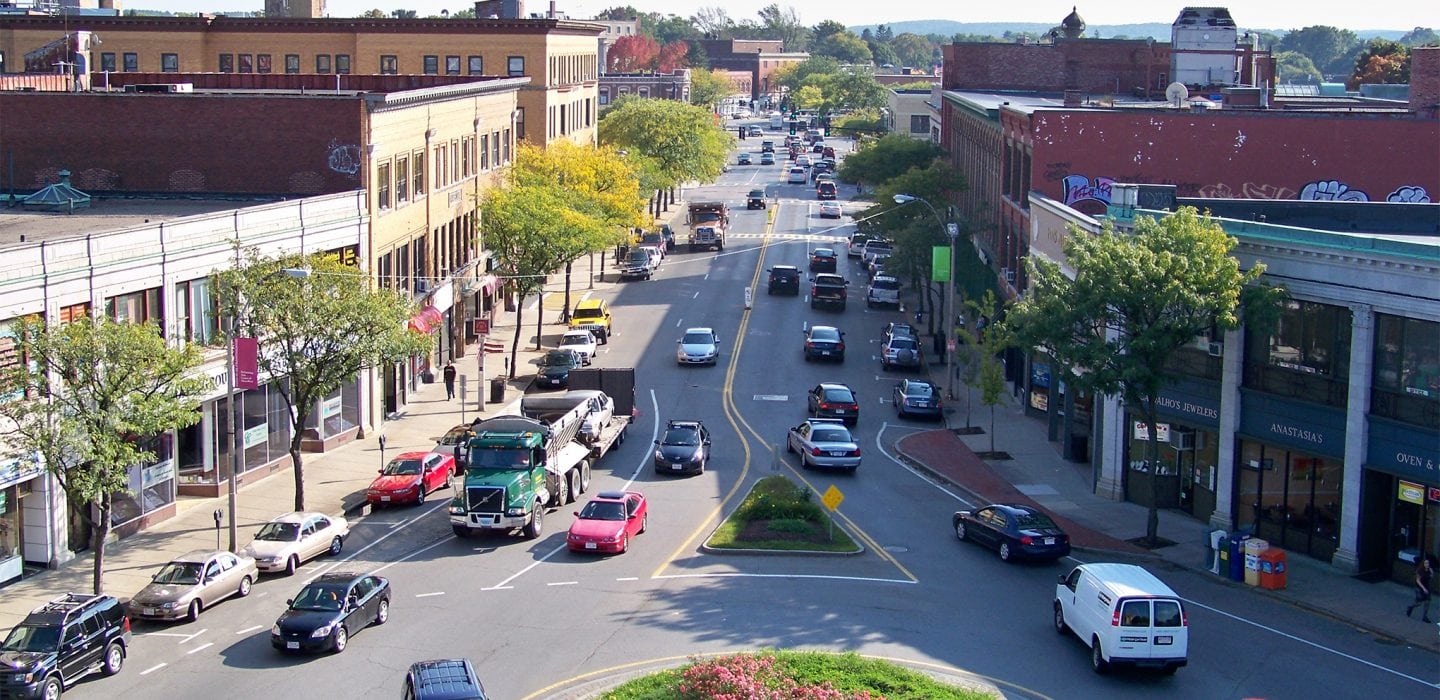 Downtown Traffic in Framingham